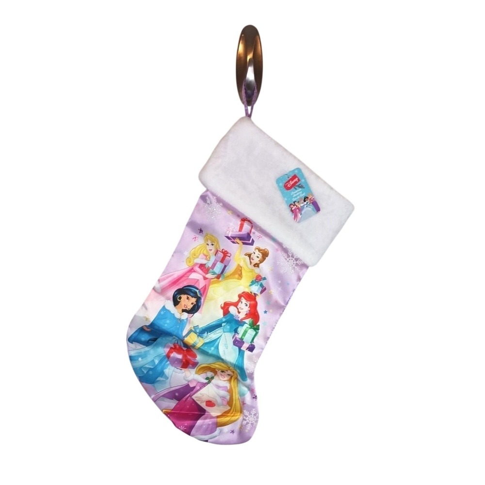 Disney Princess Christmas Stockings Ariel Belle Jasmine Aurora Rapunzel Set of 2